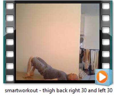 smartworkout - thigh back right 30 and left 30